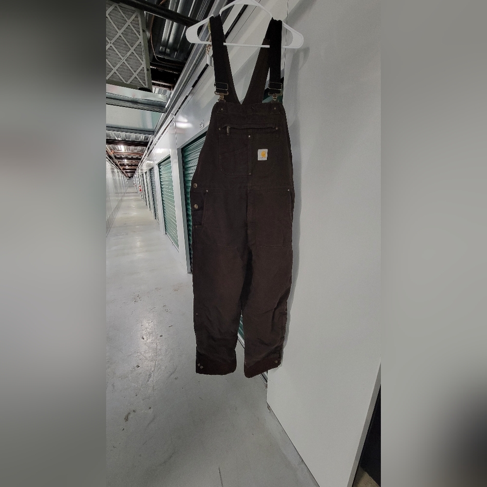 Carhart Brown Work Overalls